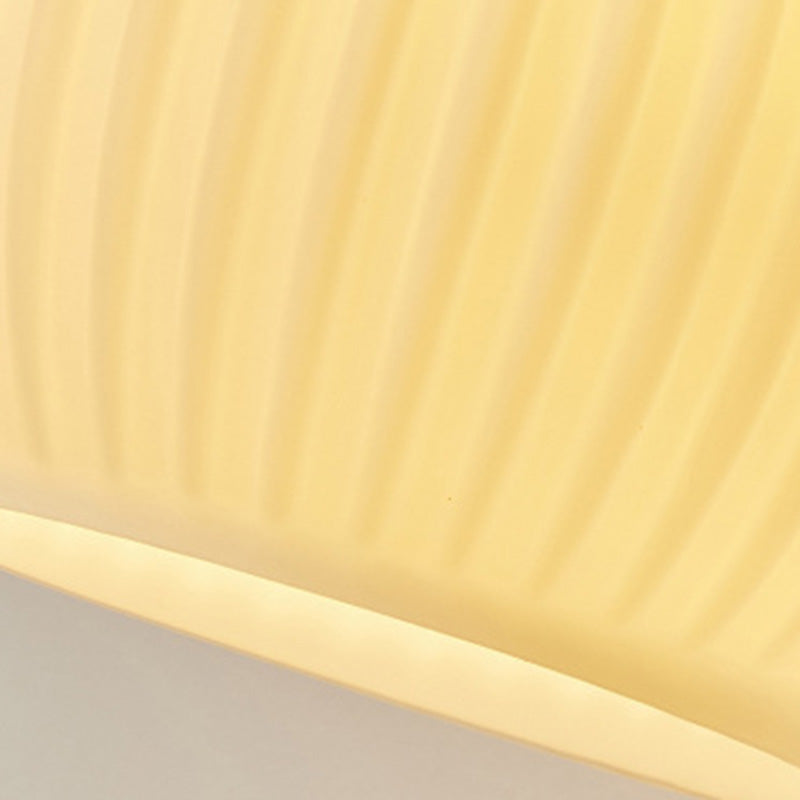 Applique murale 1 lumière en bois de frêne avec verre plissé demi-rond vintage traditionnel pour chambre 