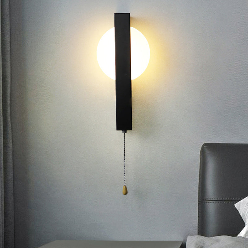 Moderne Einfachheit Runde Zylinder Quadrat Acryl Eisen LED Wandleuchte für Wohnzimmer 