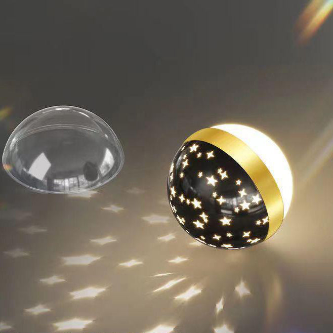 Zeitgenössischer skandinavischer runder Kreuzkugel-Acryl-Aluminium-Eisen-LED-Kronleuchter für das Wohnzimmer 