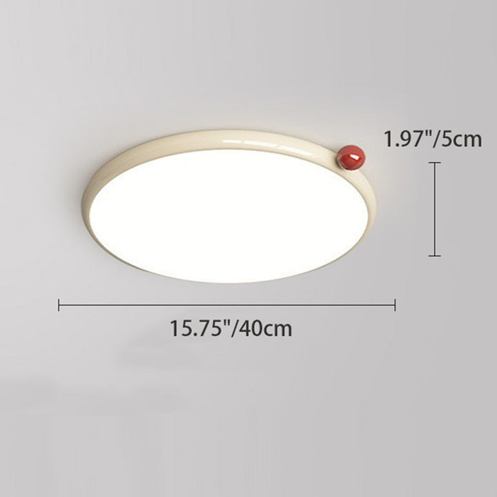 Moderne minimalistische runde Kugel-Deckenleuchte aus PVC und Aluminium mit LED für das Wohnzimmer 