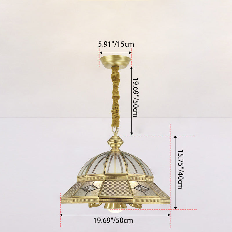 Lustre contemporain scandinave en verre à motif rond en cuivre à 5 lumières pour salon 