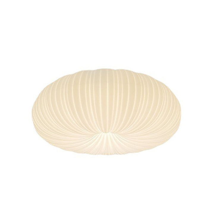 Luz de techo empotrada LED de hierro PE redonda de calabaza crema de simplicidad moderna para sala de estar 