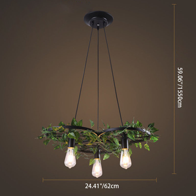 Lustre rectangulaire contemporain en verre et fer avec 1/3/4 lumières pour salon 