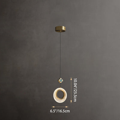 Lustre LED en laiton cristal ovale rond moderne pour salon 