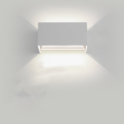 مصباح حائط LED مستطيل مربع من الألومنيوم بتصميم حديث وبسيط لغرفة المعيشة 