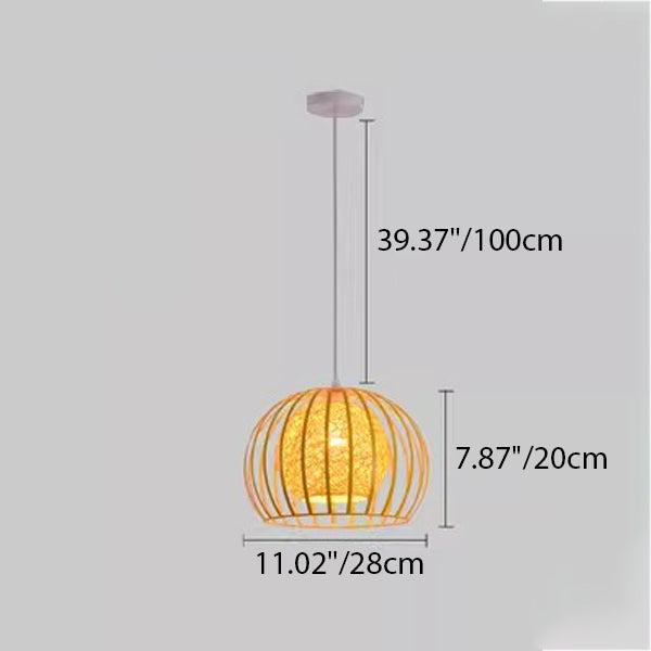 Moderner minimalistischer runder hohler Sesamball Eisen 1-Licht Pendelleuchte für Wohnzimmer 
