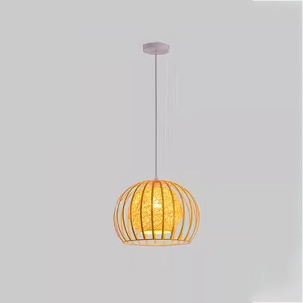 Moderner minimalistischer runder hohler Sesamball Eisen 1-Licht Pendelleuchte für Wohnzimmer 