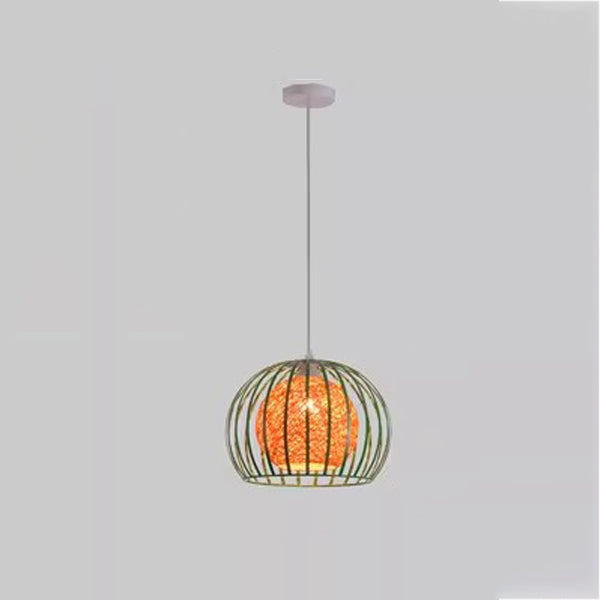 Moderner minimalistischer runder hohler Sesamball Eisen 1-Licht Pendelleuchte für Wohnzimmer 