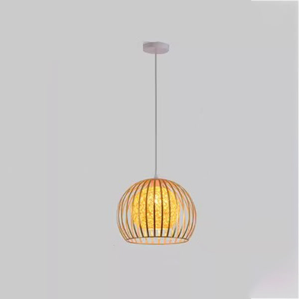Moderner minimalistischer runder hohler Sesamball Eisen 1-Licht Pendelleuchte für Wohnzimmer 
