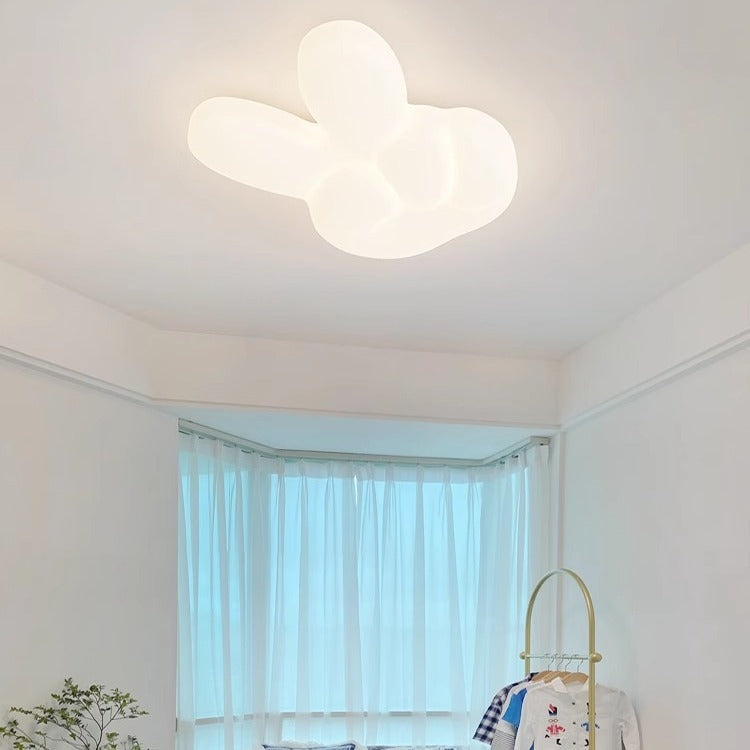 Modern Art Deco Finger PE Hardware LED Flush Mount Ceiling Light For B ...