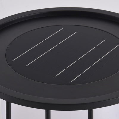 Moderne Einfachheit Durchbrochenes Rundkugel-Solar-PE-Edelstahl-LED-Außenlandschaft Für Außenpatio 