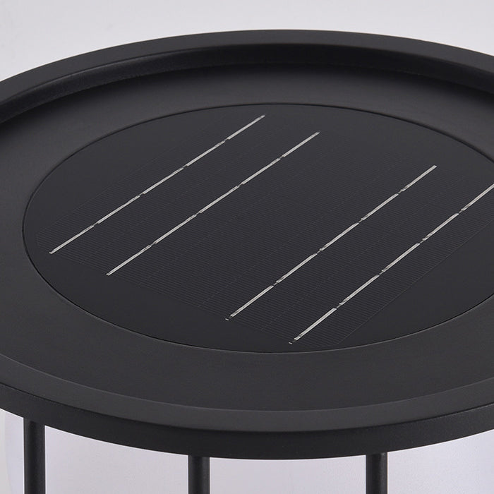 Moderne Einfachheit Durchbrochenes Rundkugel-Solar-PE-Edelstahl-LED-Außenlandschaft Für Außenpatio 