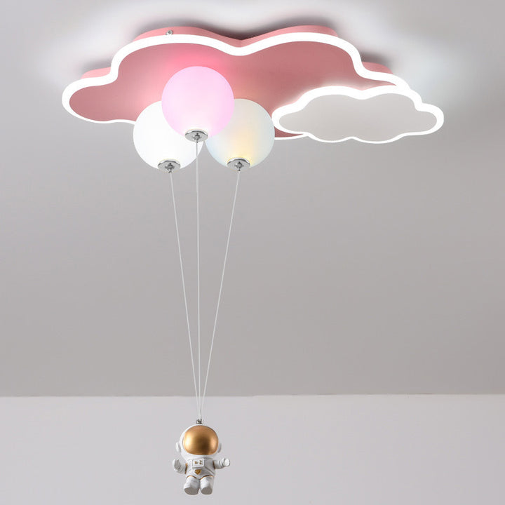 Moderne minimalistische Kinder Ballon Wolke Astronaut PE Acryl Hardware LED Deckenleuchte für Wohnzimmer 