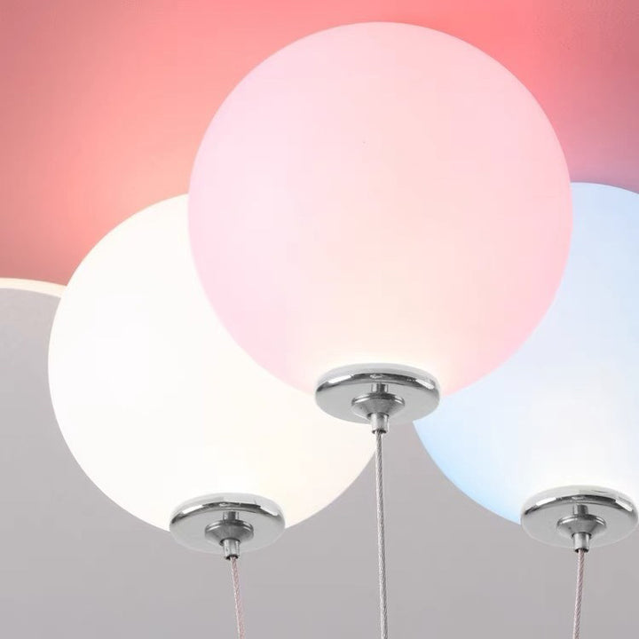 Moderne minimalistische Kinder Ballon Wolke Astronaut PE Acryl Hardware LED Deckenleuchte für Wohnzimmer 