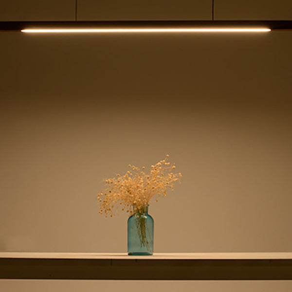 Modern Minimalist Rectangular Long Plate PC Walnut Raw Wood Aluminum LED Chandelier Island Light For Dining Room