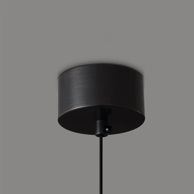 Lámpara colgante LED de latón de línea larga escandinava contemporánea para sala de estar 