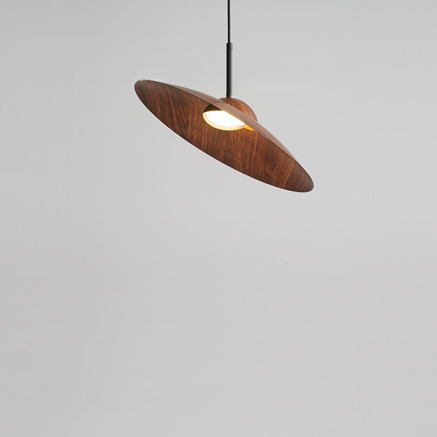 Contemporary Nordic Disc Round Glass Iron LED Pendant Light For Living Room