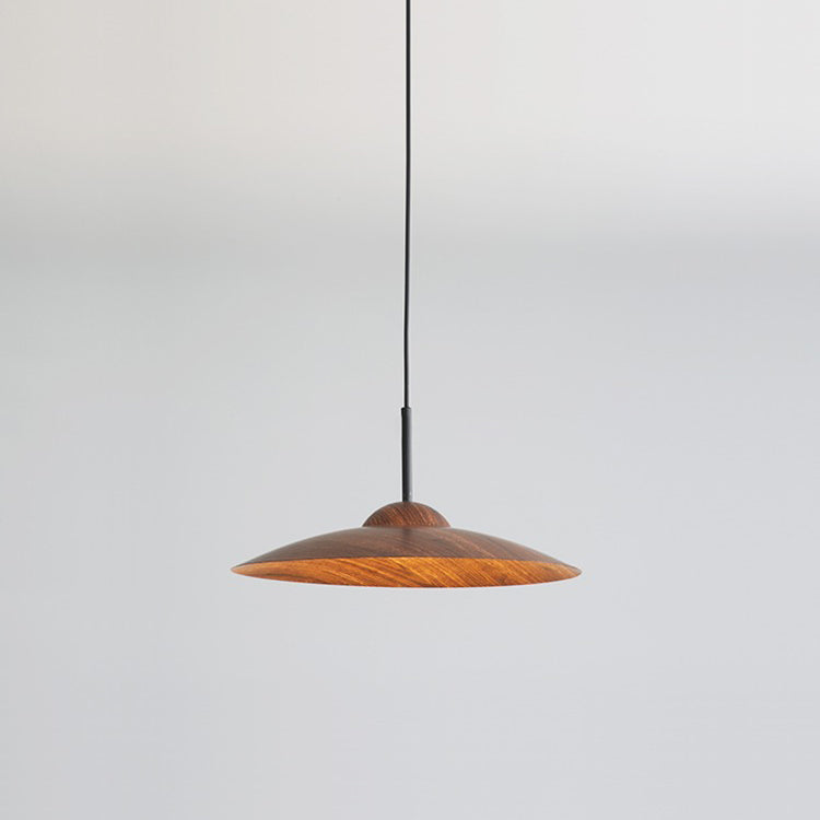 Contemporary Nordic Disc Round Glass Iron LED Pendant Light For Living Room