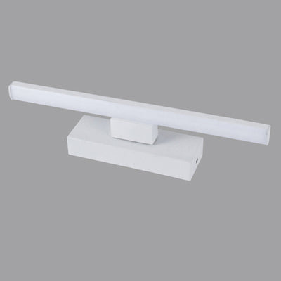 Moderne minimalistische lange rechteckige Silikon-Eisen-LED-Wandleuchte für das Schlafzimmer 