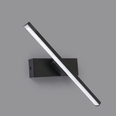 Moderne minimalistische lange rechteckige Silikon-Eisen-LED-Wandleuchte für das Schlafzimmer 