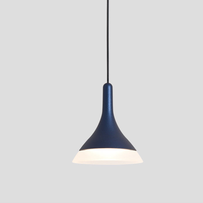 Contemporary Scandinavian Round Cone Cylinder Acrylic Aluminum LED Pendant Light For Living Room
