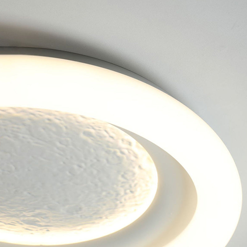 Luz de techo empotrada LED de hierro PE redonda de astronauta estrella minimalista moderna para sala de estar para niños 