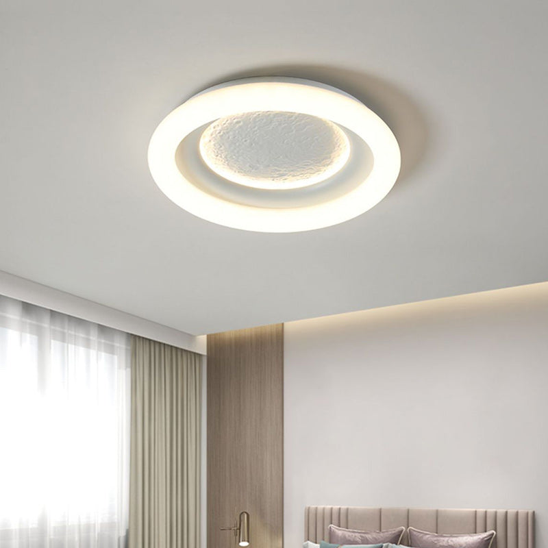 Luz de techo empotrada LED de hierro PE redonda de astronauta estrella minimalista moderna para sala de estar para niños 