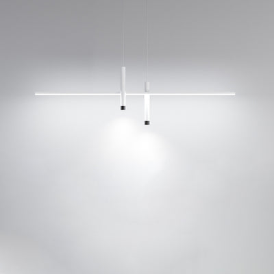 Moderne minimalistische zylindrische lange Silikon-Aluminium-Hardware-LED-Kronleuchter-Inselbeleuchtung für Esszimmer 