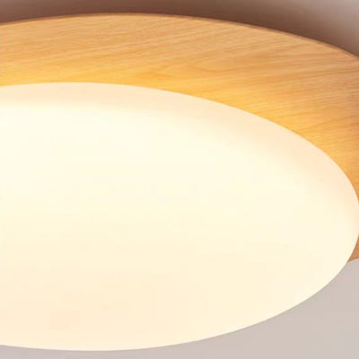Luz de techo LED de montaje empotrado de hierro acrílico ovalado de guijarros escandinavos contemporáneos para dormitorio 