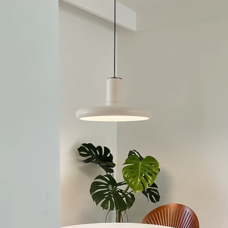 Frisbee en aluminium traditionnel chinois en forme de cylindre rond 1-lumière pour salon 