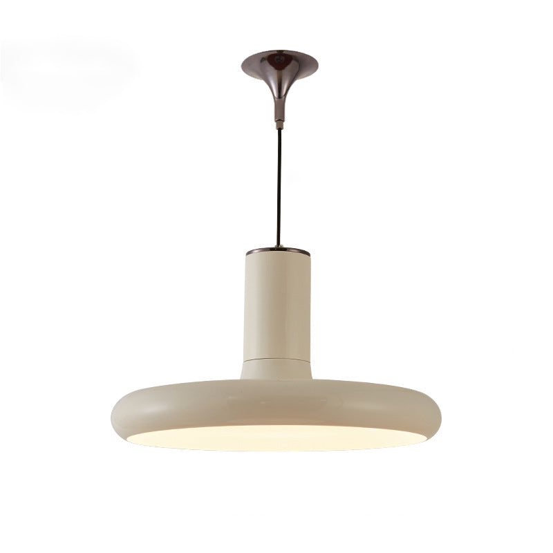 Frisbee en aluminium traditionnel chinois en forme de cylindre rond 1-lumière pour salon 