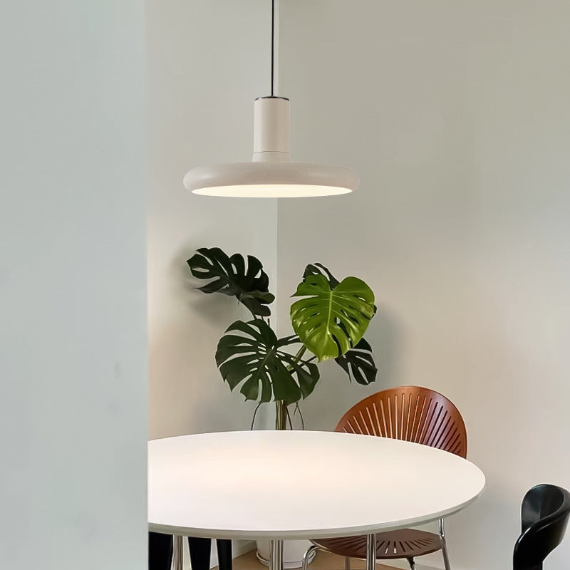 Frisbee en aluminium traditionnel chinois en forme de cylindre rond 1-lumière pour salon 