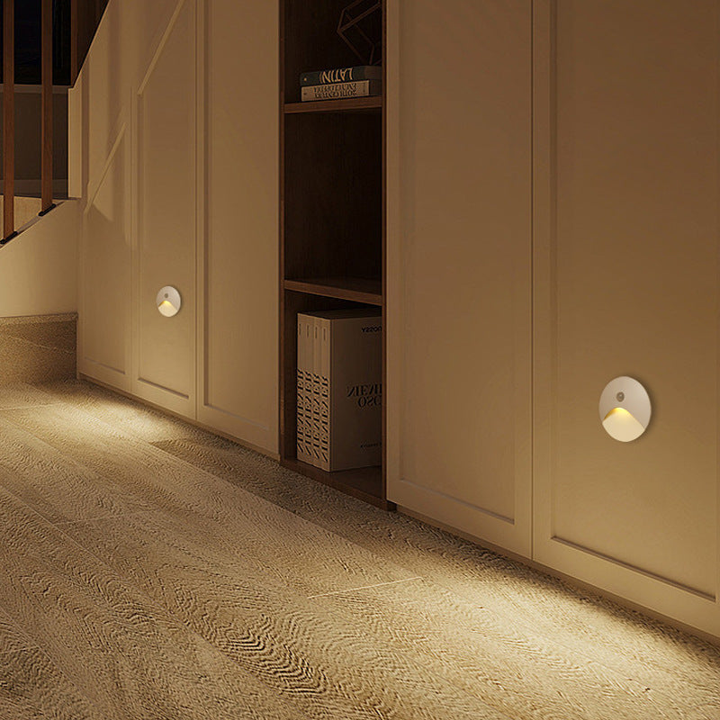 Applique Murale LED en Aluminium Imperméable Carré Rond Simplicité Moderne pour Patio Extérieur 