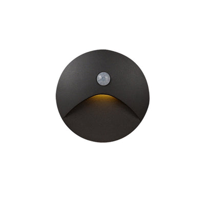 Applique Murale LED en Aluminium Imperméable Carré Rond Simplicité Moderne pour Patio Extérieur 