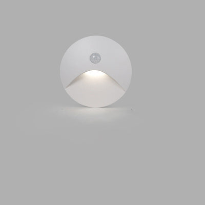 Applique Murale LED en Aluminium Imperméable Carré Rond Simplicité Moderne pour Patio Extérieur 