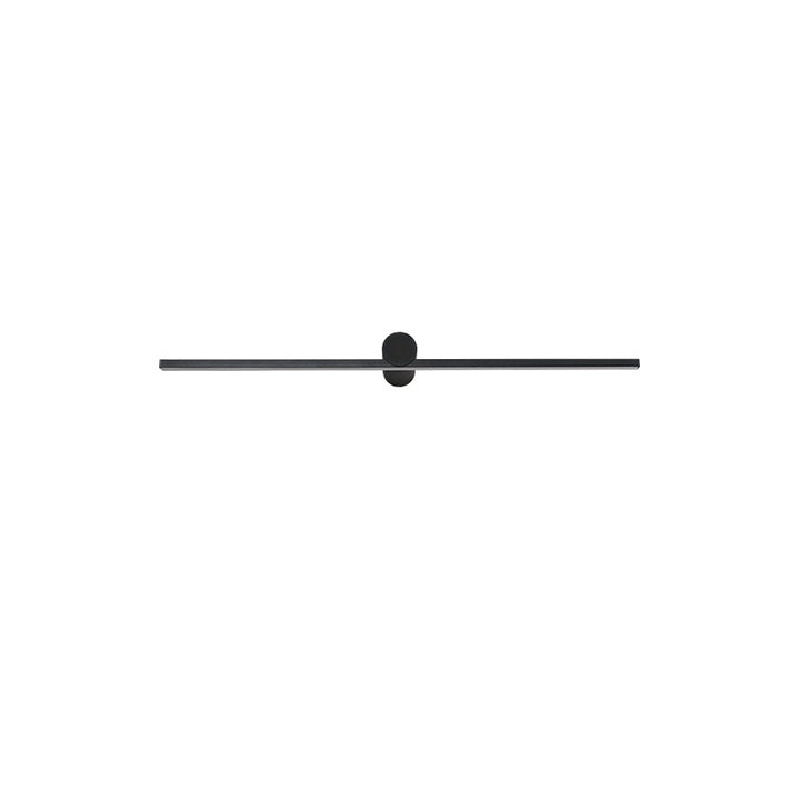 Modern Minimalist Long Round PVC Metal LED Wall Sconce Lamp For Living Room