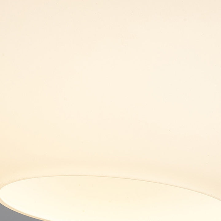 Plafonnier semi-encastré 1 lumière en laiton et noyer avec globe en verre rond chinois traditionnel pour chambre à coucher 