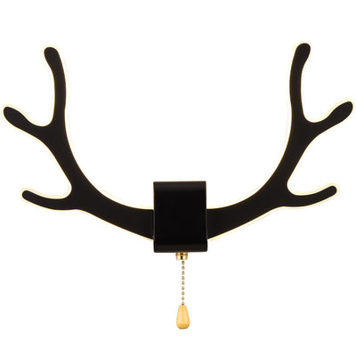 Modern Art Deco Antler Square Acrylic Iron LED Wall Sconce Lamp For Living Room
