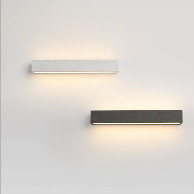 Applique murale LED en acrylique carré minimaliste moderne en béton pour patio extérieur 
