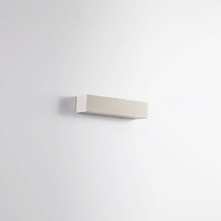 Modern Minimalist Square Long Acrylic Concrete LED Wall Sconce Lamp For Outdoor Patio