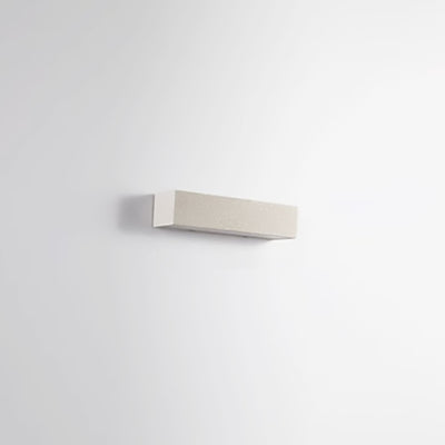 Applique murale LED en acrylique carré minimaliste moderne en béton pour patio extérieur 