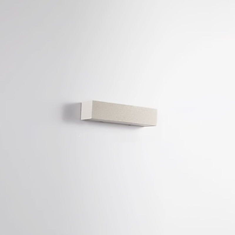 Applique murale LED en acrylique carré minimaliste moderne en béton pour patio extérieur 