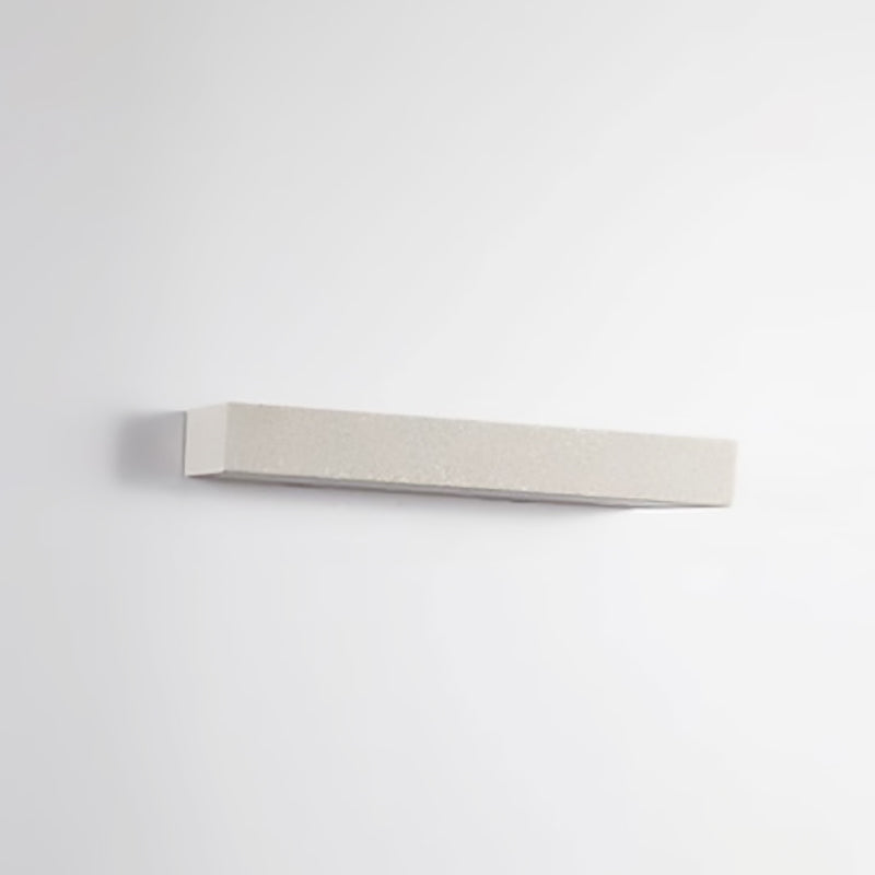 Applique murale LED en acrylique carré minimaliste moderne en béton pour patio extérieur 