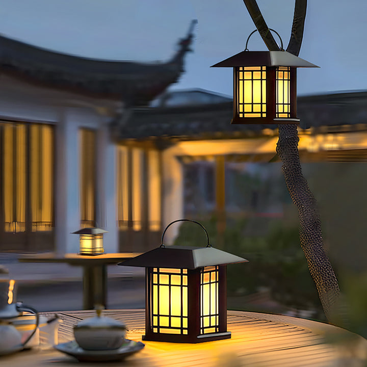 Modern Minimalist House Shape Square Acrylic Stainless Steel LED Outdoor Light For Garden