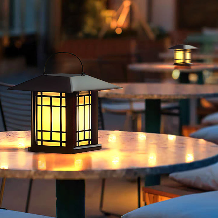 Modern Minimalist House Shape Square Acrylic Stainless Steel LED Outdoor Light For Garden