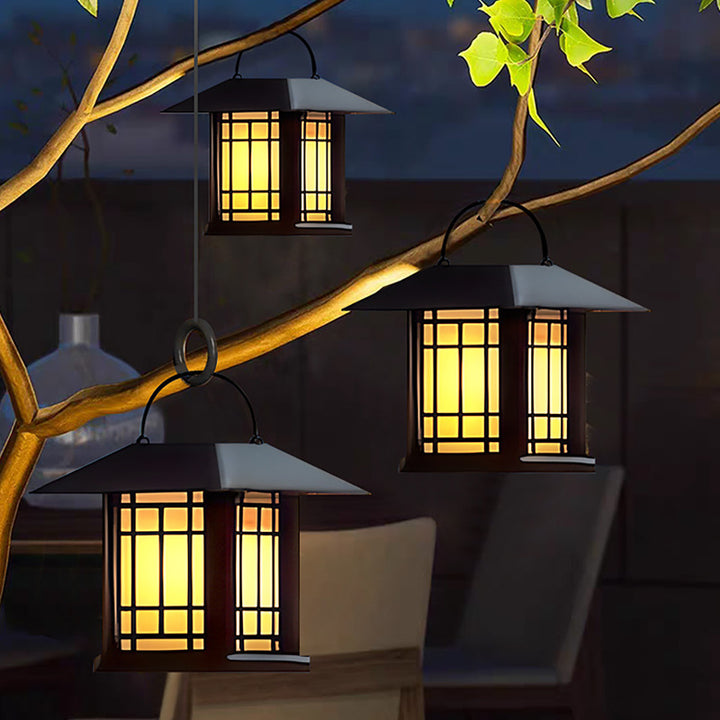 Modern Minimalist House Shape Square Acrylic Stainless Steel LED Outdoor Light For Garden