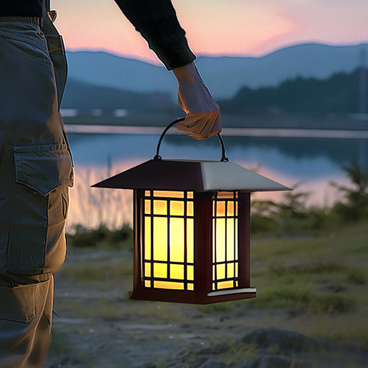 Modern Minimalist House Shape Square Acrylic Stainless Steel LED Outdoor Light For Garden
