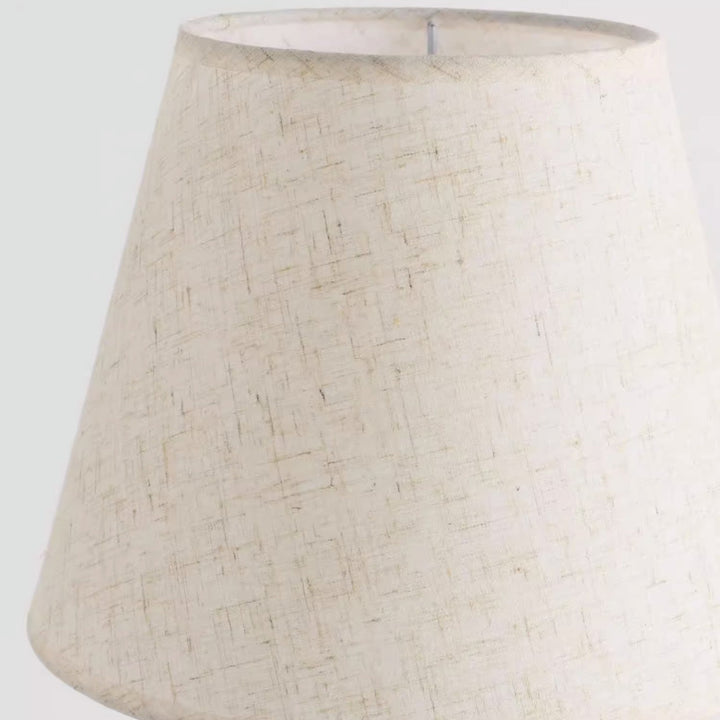 Zeitgenössische kreative runde Tropfenform mit gewelltem Stoff Eisen 1-Licht Tischlampe für das Wohnzimmer 