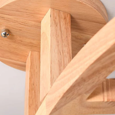 Zeitgenössische kreative Zweige Formen Kurven Glas Gummibaumholz 3/5/7 Licht Halbeinbau-Deckenleuchte für Wohnzimmer 