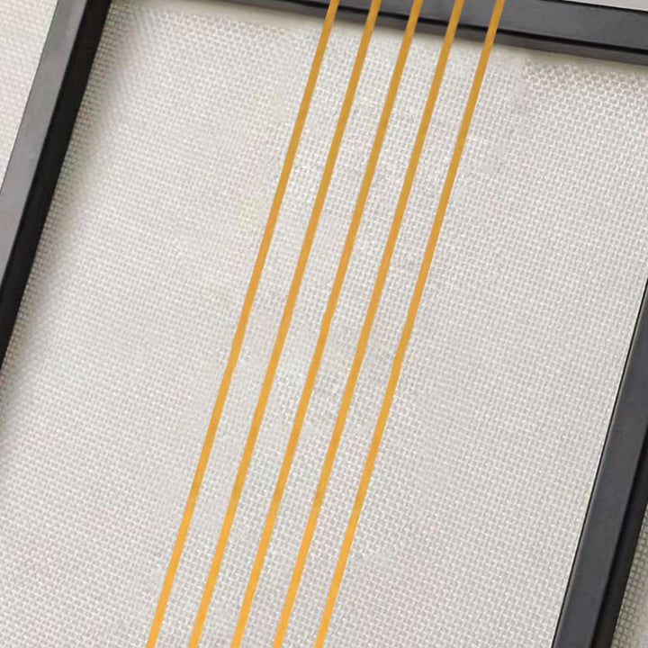 Lámpara colgante de tela de hierro con forma de casa cuadrada china tradicional de 1 luz para sala de estar 